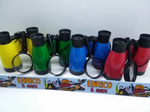 Kit Binoculo e Lupa Personalizado Kratts