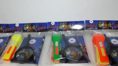 Kit Bloquinho + Mini Lápis+lanterna+lupa Scooby Doo