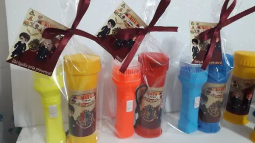 Kit Bolha de Sabão+ Lanterna Harry Potter