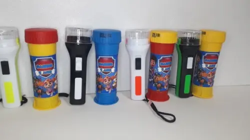 Kit Bolha de Sabão+ Lanterna Patrulha Canina