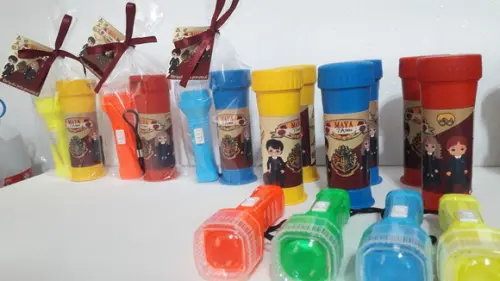 Kit Bolha de Sabão+ Lanterna Harry Potter