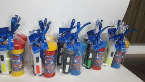 Kit Bolha de Sabão+ Lanterna Patrulha Canina