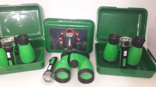 Kit Case+binoculo+lanterna