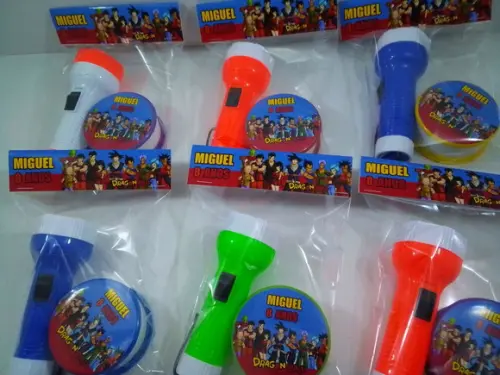 Kit Copo Retrátil + Lanterna Personalizado Dragon Ball