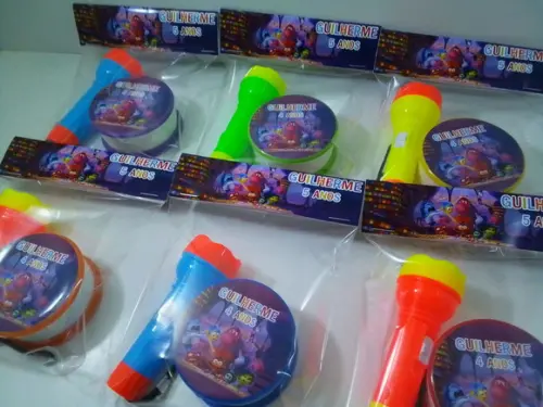 Kit Copo Retrátil + Lanterna Personalizado Divertida Mente