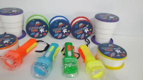 Kit Copo Retrátil + Lanterna Personalizado Patrulha Canina