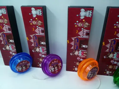 Kit Domino + Ioio Personalizado Circo Vermelho