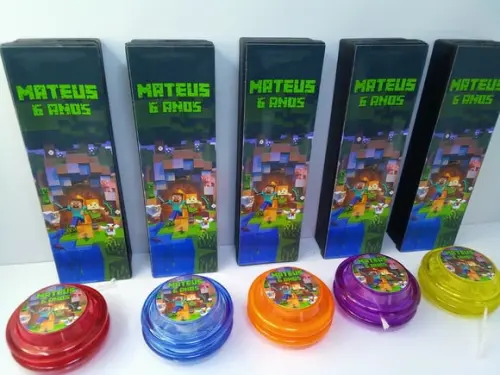 Kit Domino + Ioio Personalizado Minicraft