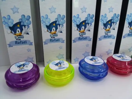 Kit Domino + Ioio Personalizado Sonic