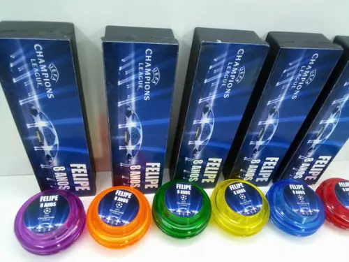 Kit Domino + Ioio Personalizado Tema Futebol
