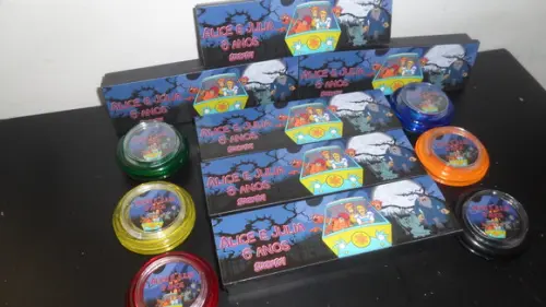 Kit Domino + Ioio Personalizado Tema Scooby Doo