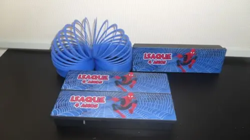 Kit Dominó + Mola Maluca Tema Homem Aranha