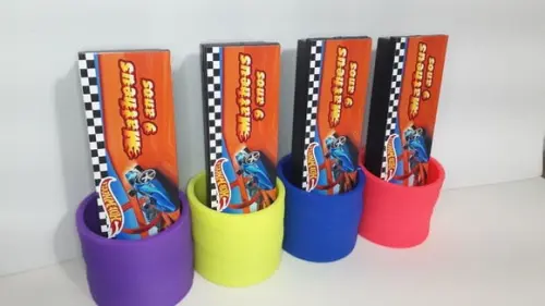 Kit Dominó + Mola Maluca Tema Hot Wheels