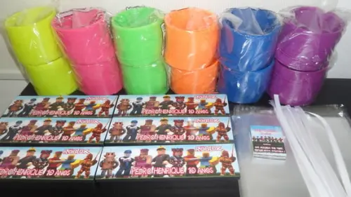 Kit Dominó + Mola Maluca Tema Roblox