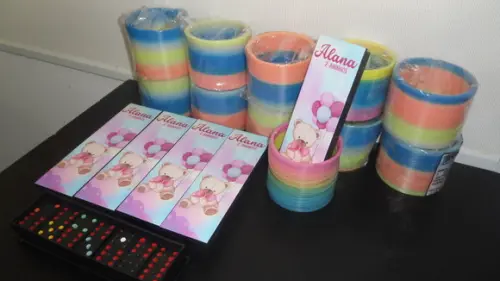 Kit Dominó + Mola Maluca Tema Ursinho