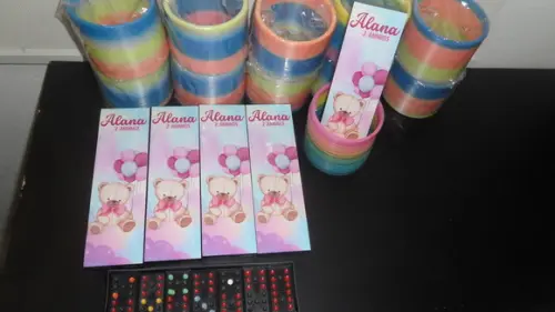 Kit Dominó + Mola Maluca Tema Ursinho