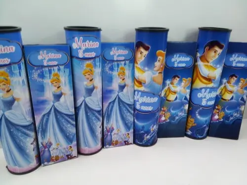Kit Domino + Pega Vareta Tema Cinderela