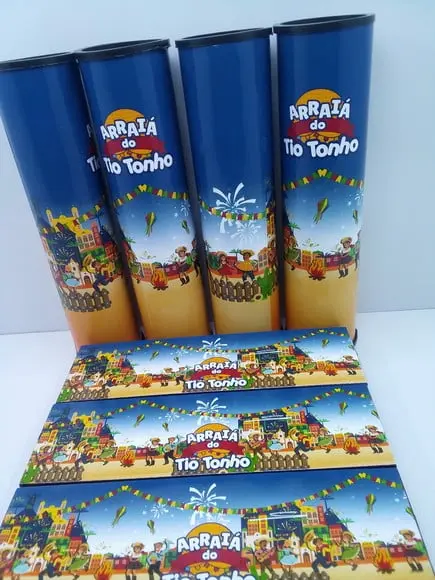 Kit Domino + Pega Vareta Tema Festa Junina