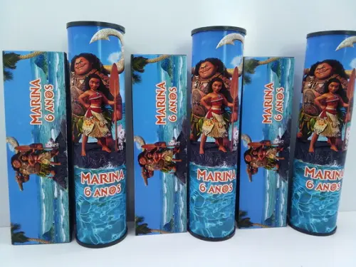 Kit Domino + Pega Vareta Tema Moana