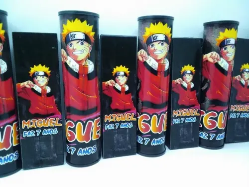 Kit Domino + Pega Vareta Tema Naruto