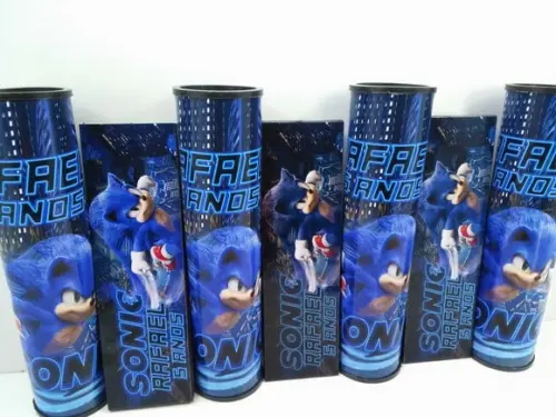 Kit Domino + Pega Vareta Tema Sonic