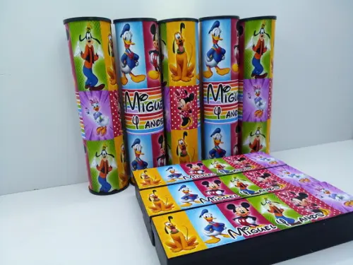 Kit Domino + Pega Vareta Tema Turma do Mickey