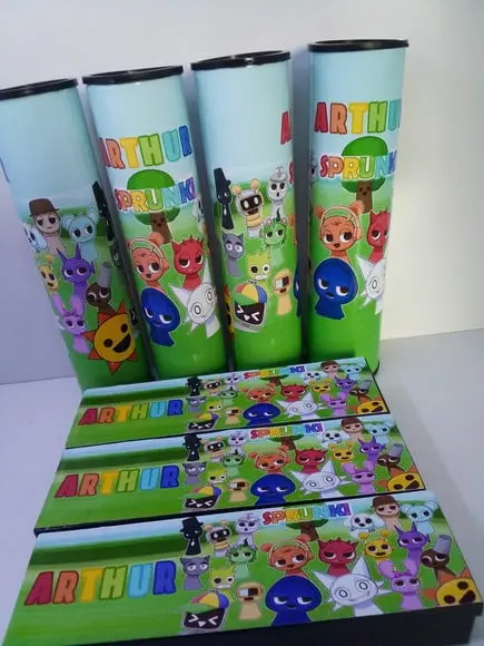 Kit Domino + Pega Vareta Tema Sprunki
