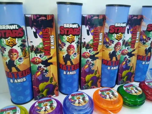 Kit Domino + Pega Varetas + Ioio Brawl Stars