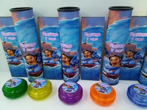 Kit Domino + Pega Varetas + Ioio Lilo e Stitch