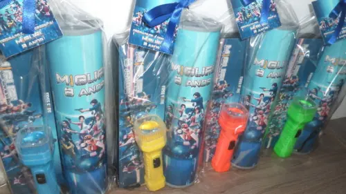 Kit Domino + Pega Varetas + Lanterna Personalizado Free Fire