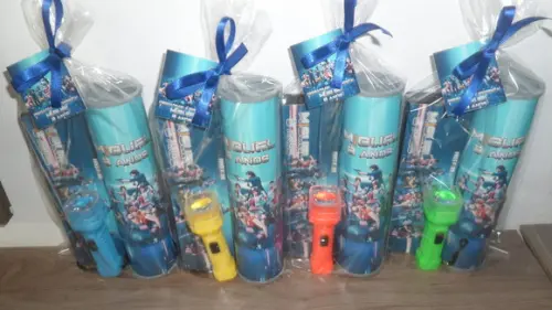 Kit Domino + Pega Varetas + Lanterna Personalizado Free Fire