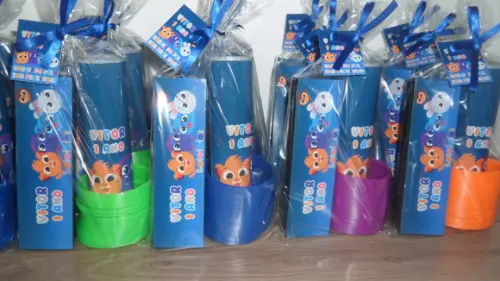 Kit Domino + Pega Varetas + Mola Maluca Tema Bolofofos