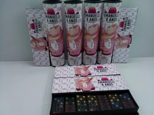 Kit Domino + Pega Varetas Tema Boiadeira