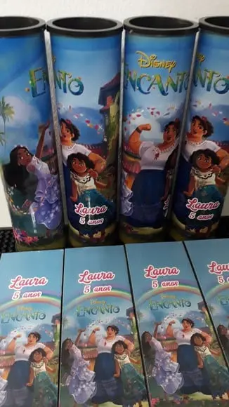 Kit Domino e Pega Vareta Personalizado Tema Encanto