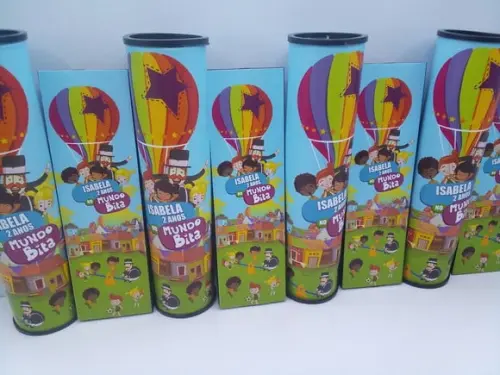 Kit Domino e Pega Vareta Personalizado Tema Mundo Bita