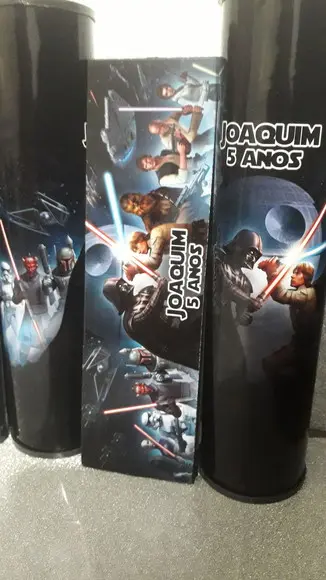 Kit Domino e Pega Vareta Personalizado Tema Star Wars