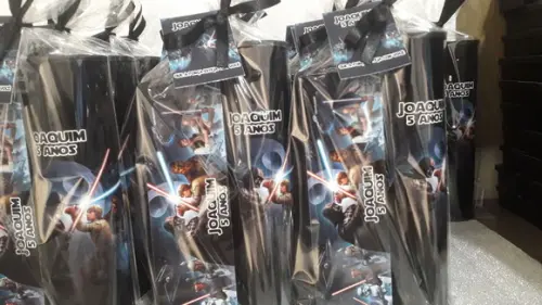 Kit Domino e Pega Vareta Personalizado Tema Star Wars