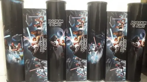 Kit Domino e Pega Vareta Personalizado Tema Star Wars