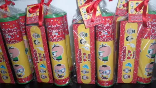 Kit Domino e Pega Vareta Personalizado Turma da Monica Toy