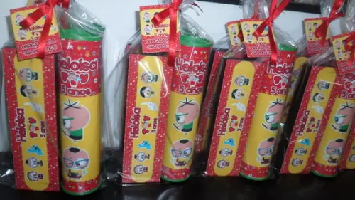 Kit Domino e Pega Vareta Personalizado Turma da Monica Toy