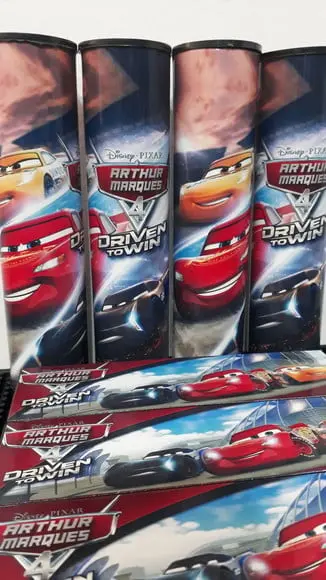 Kit Domino e Pega Varetas Carros Disney