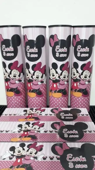 Kit Domino e Pega Varetas Minnie e Mickey