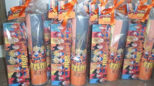 Kit Domino e Pega Varetas Personalizado Dragon Ball