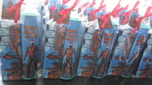 Kit Domino e Pega Varetas Personalizado Homem Aranha