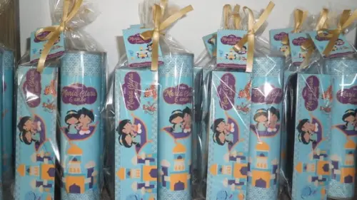 Kit Domino e Pega Varetas Personalizado Jasmine e Aladim