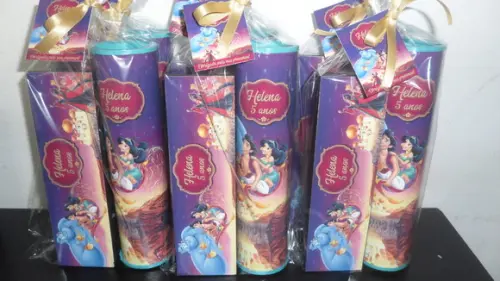 Kit Domino e Pega Varetas Personalizado Jasmine e Aladim
