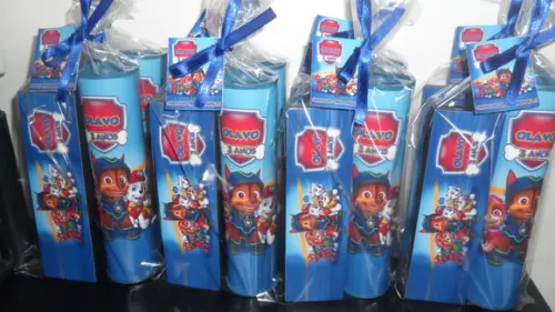 Kit Domino e Pega Varetas Personalizado Patrulha Canina