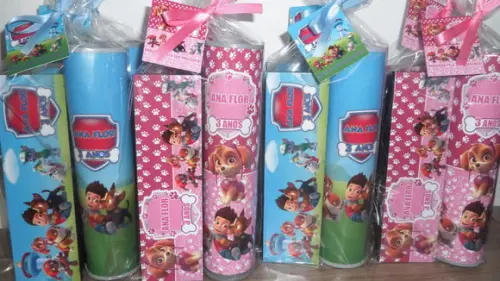 Kit Domino e Pega Varetas Personalizado Patrulha Canina