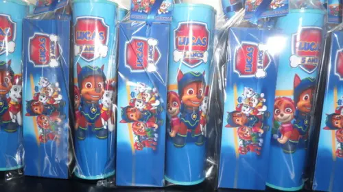 Kit Domino e Pega Varetas Personalizado Patrulha Canina