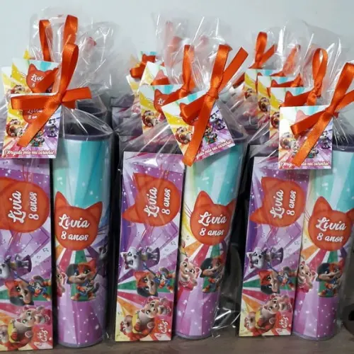 Kit Domino e Pega Varetas Personalizados Tema 44 Gatos
